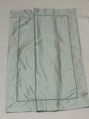 Sferra Antonia Continental 100% Egyptian Cotton Pillow Sham - Leaf - New